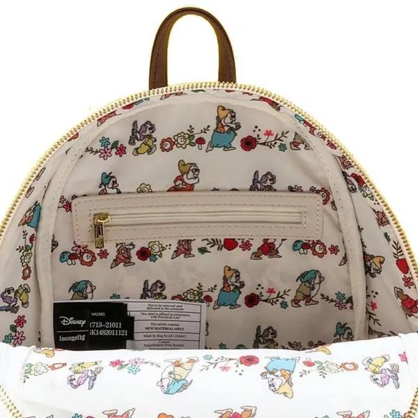 Loungefly x Disney Snow White and the Seven Dwarfs Multi Scene Mini Backpack