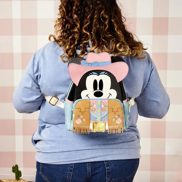 Loungefly x Disney Western Minnie Mouse Cosplay Mini Backpack