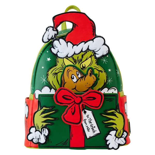 Loungefly x Dr Seuss Santa Grinch Cosplay Mini Backpack