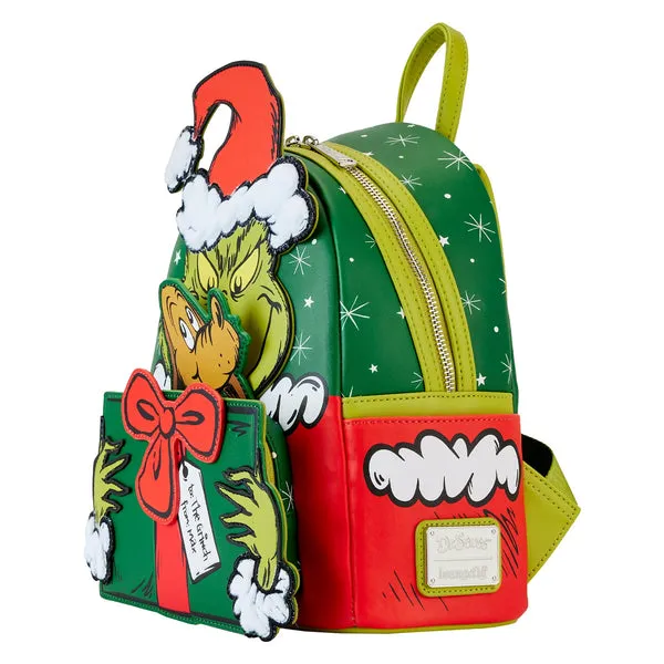 Loungefly x Dr Seuss Santa Grinch Cosplay Mini Backpack