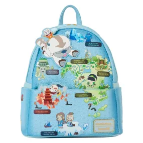 Loungefly x Nickelodeon Avatar: The Last Airbender Map Mini Backpack