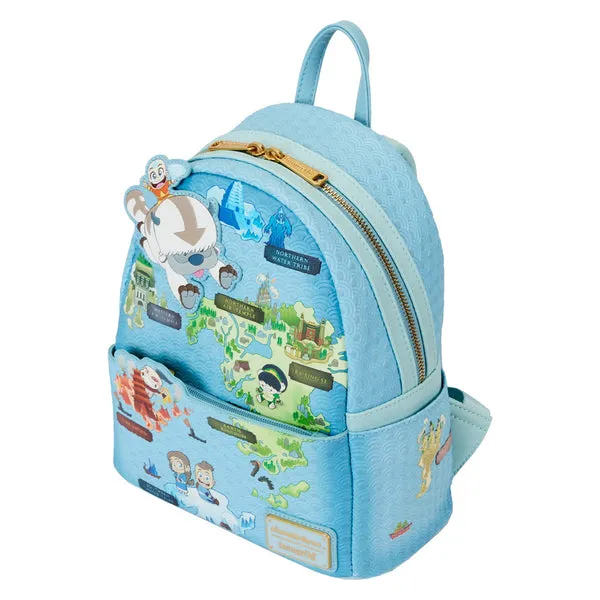 Loungefly x Nickelodeon Avatar: The Last Airbender Map Mini Backpack