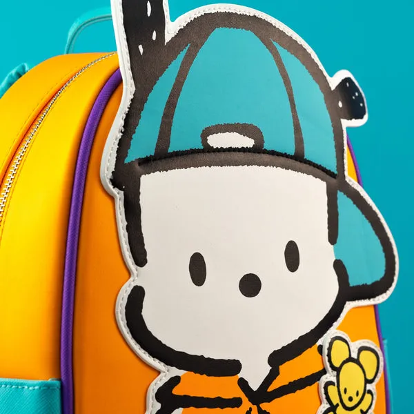 Loungefly x Sanrio Pochacco Blue Cap Cosplay Mini Backpack