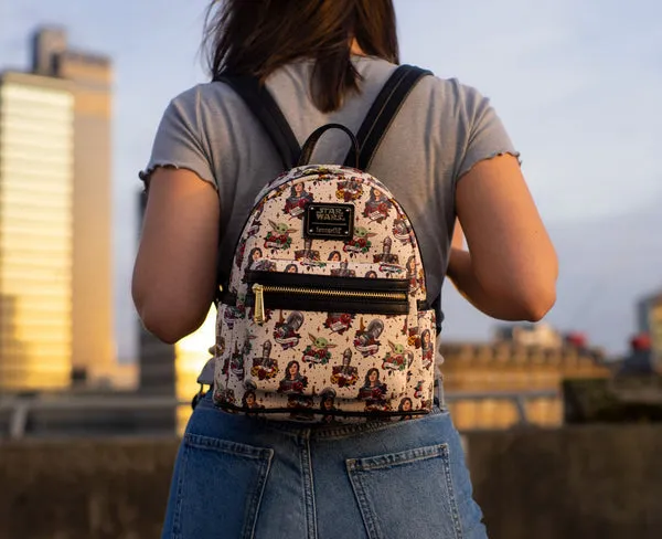 Loungefly x Star Wars Mandalorian Tattoo Mini Backpack