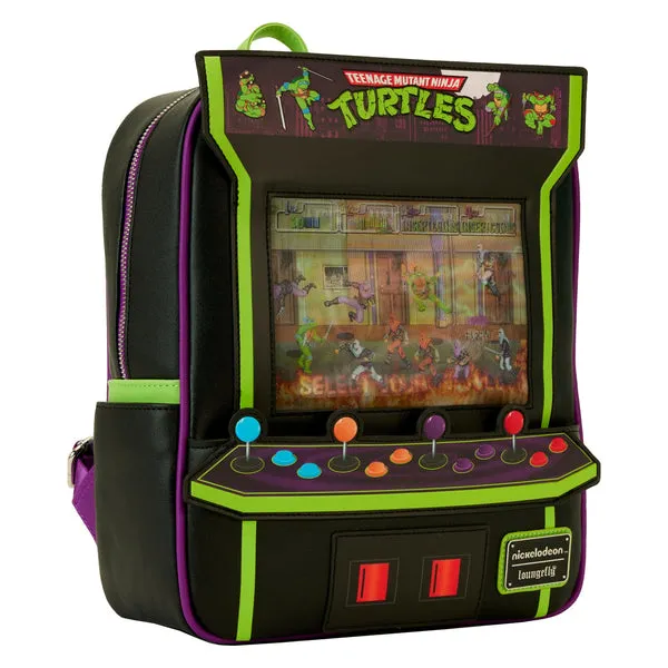 Loungefly x TMNT 40th Anniversary Vintage Arcade Mini Backpack