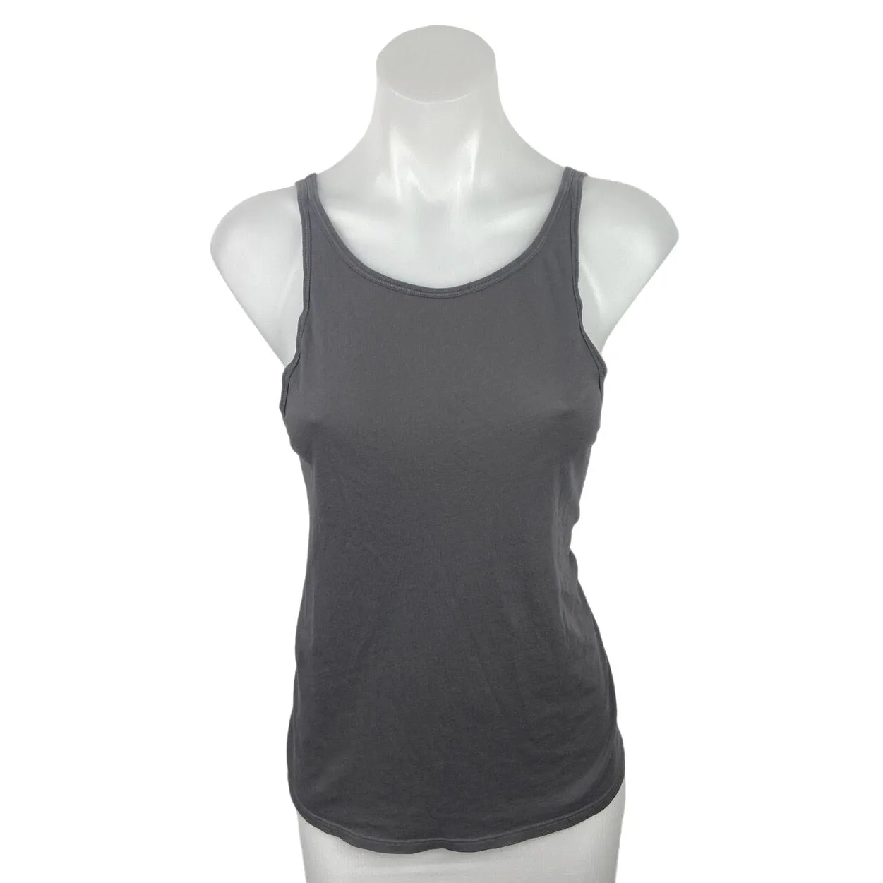 Lululemon Gray Scoop Neck & Back Pullover Athletic Workout Tank Top Size L