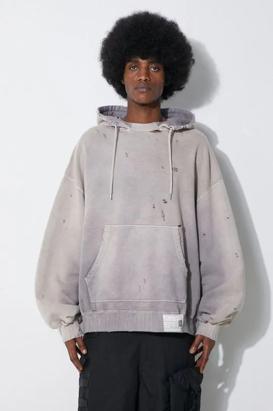 Maison MIHARA YASUHIRO cotton sweatshirt Sun Faded Hoodie men's beige color hooded A12HD541