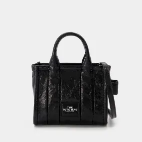 Marc Jacobs  The Micro Tote in Black Leather