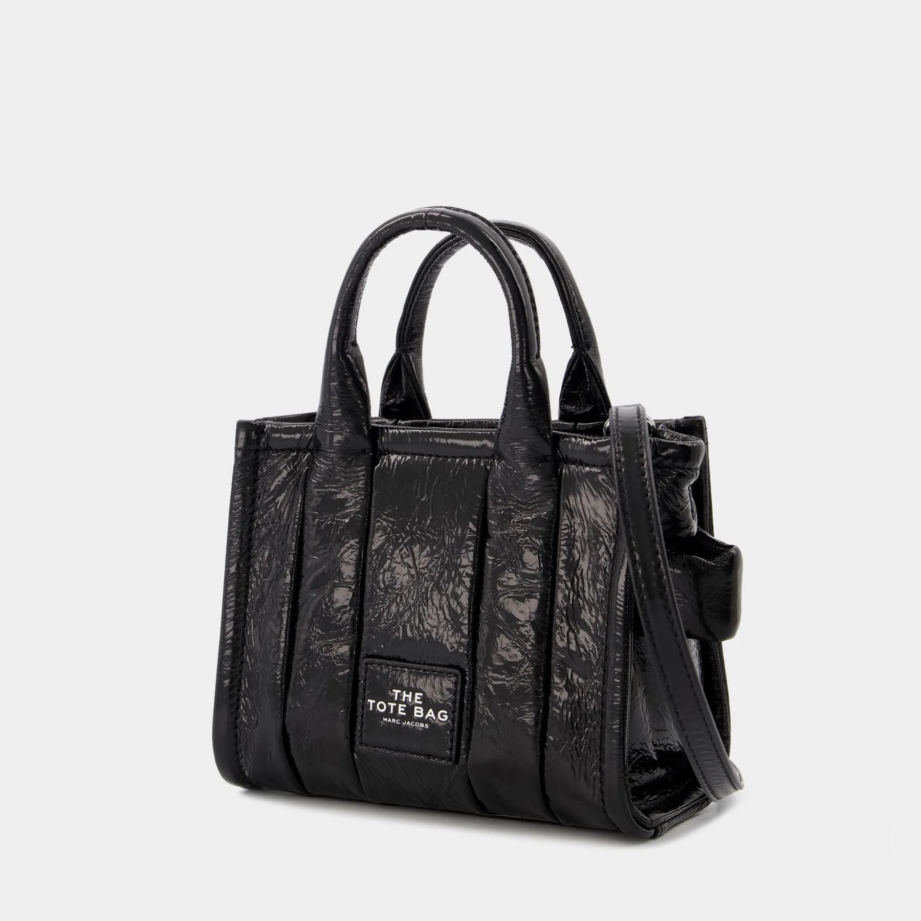 Marc Jacobs  The Micro Tote in Black Leather