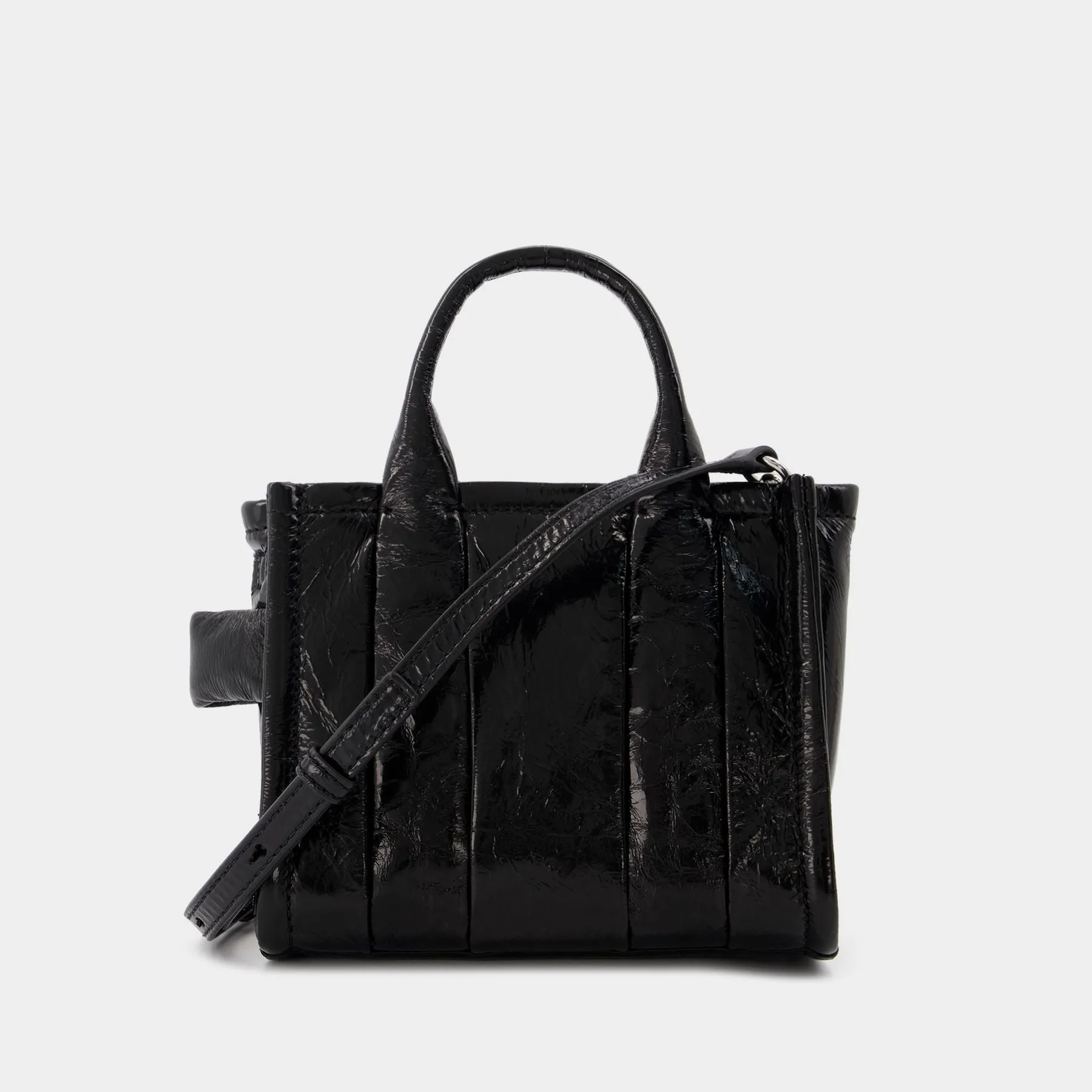 Marc Jacobs  The Micro Tote in Black Leather