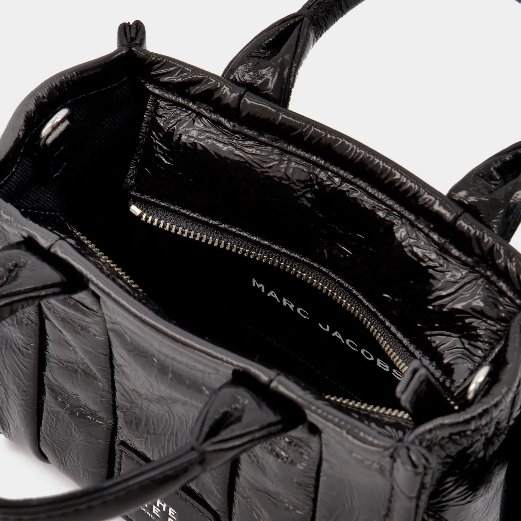 Marc Jacobs  The Micro Tote in Black Leather