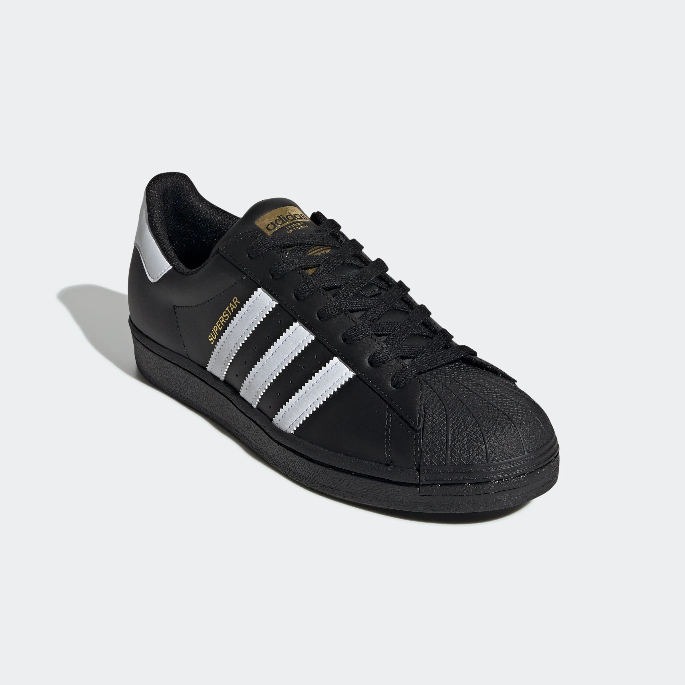 Men's adidas Originals Superstar Shoes Black/White