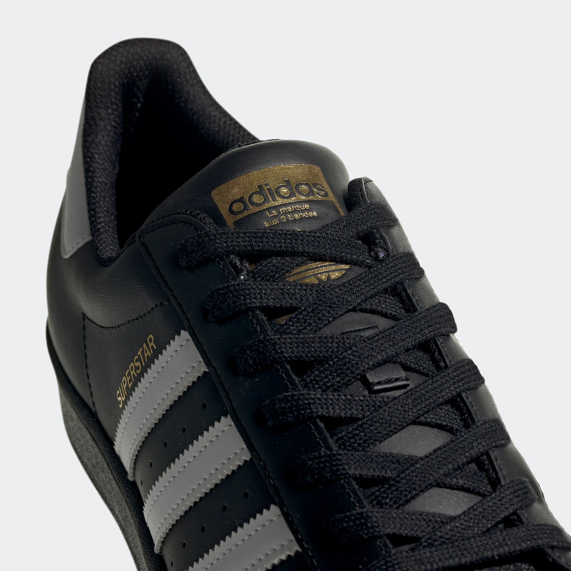 Men's adidas Originals Superstar Shoes Black/White