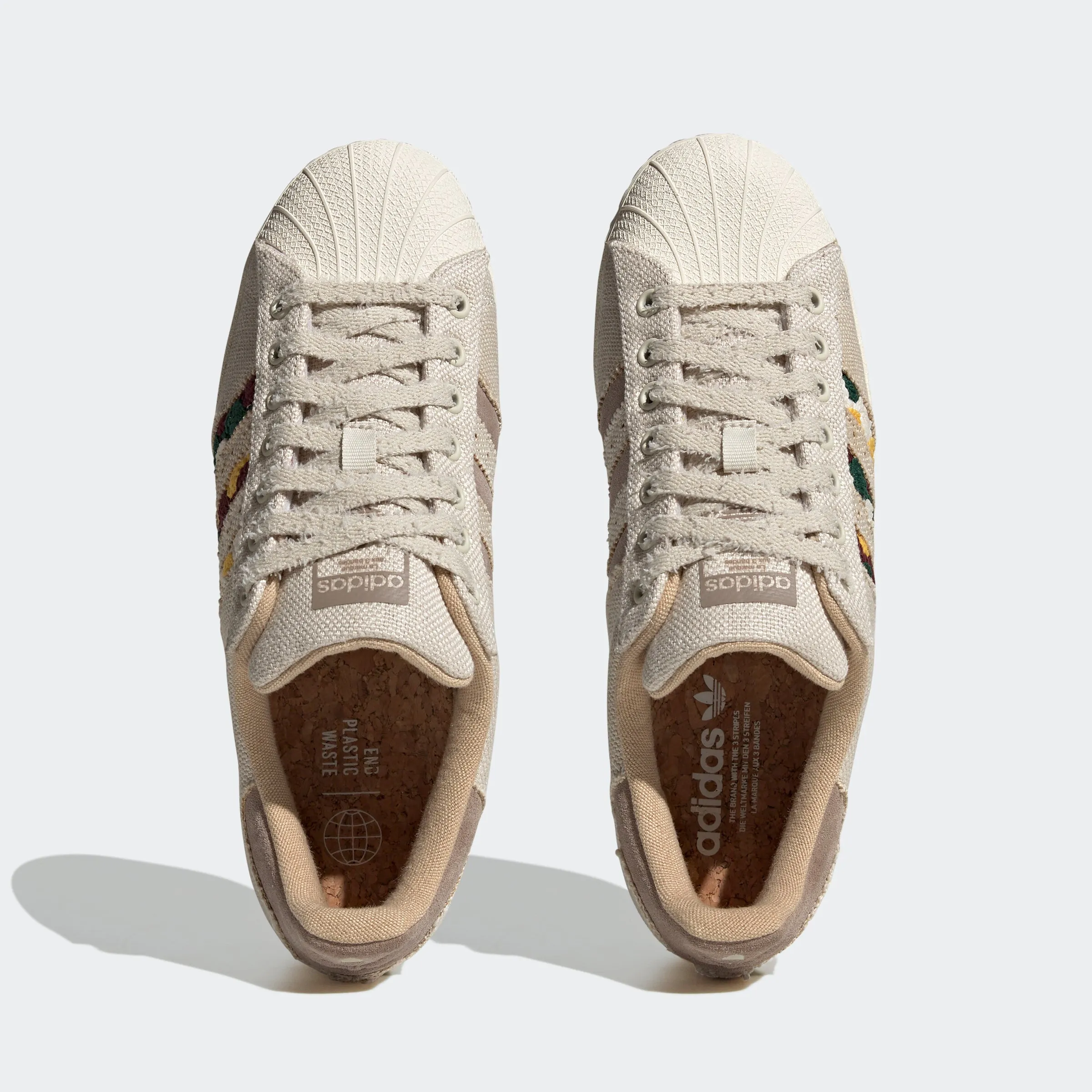 Men's adidas Originals Superstar Shoes Bliss Beige