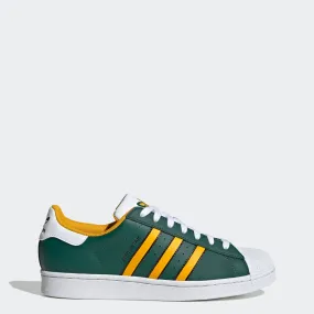 Men's adidas Originals Superstar Shoes Collegiate Green