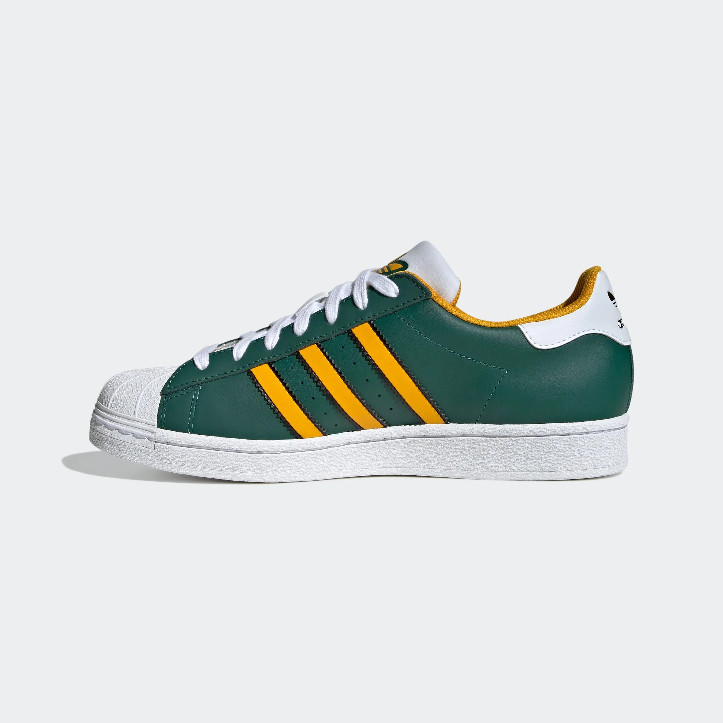 Men's adidas Originals Superstar Shoes Collegiate Green