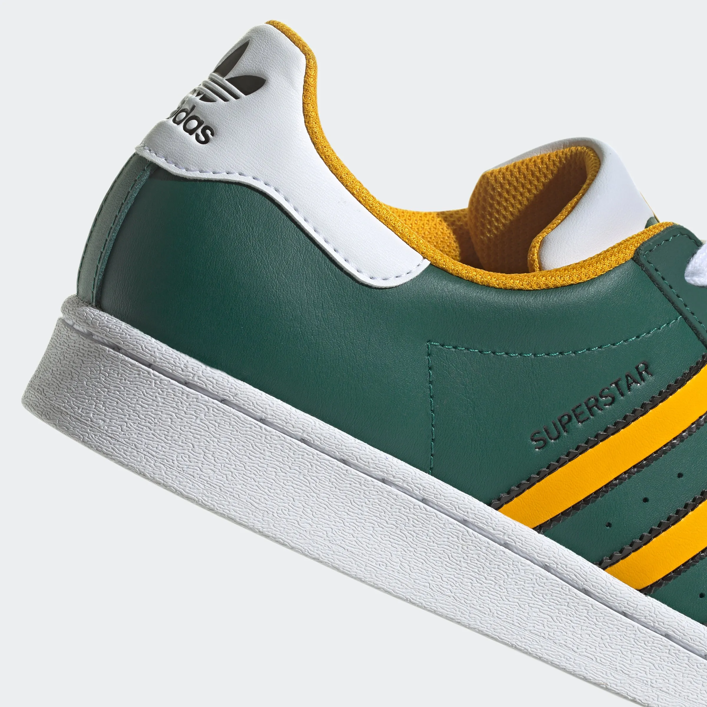 Men's adidas Originals Superstar Shoes Collegiate Green