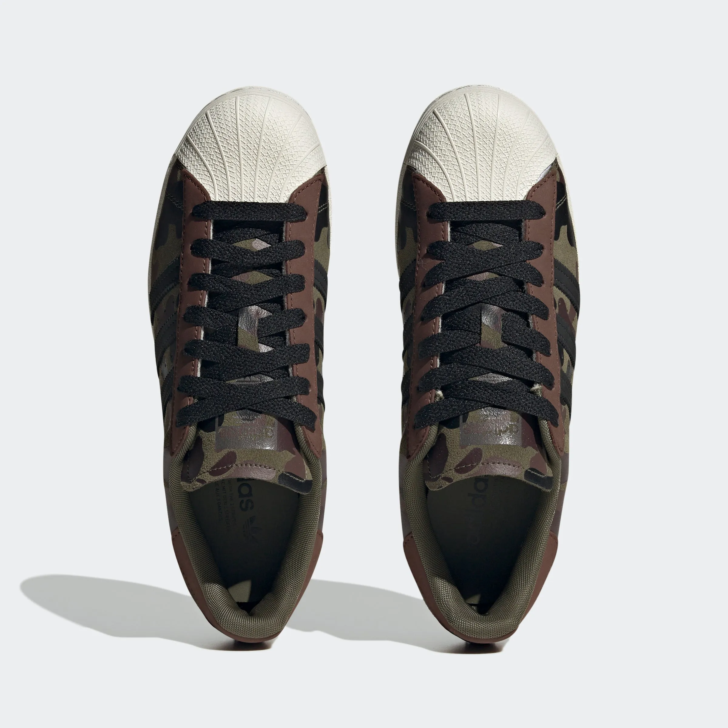 Men's adidas Originals Superstar Shoes Olive Strata