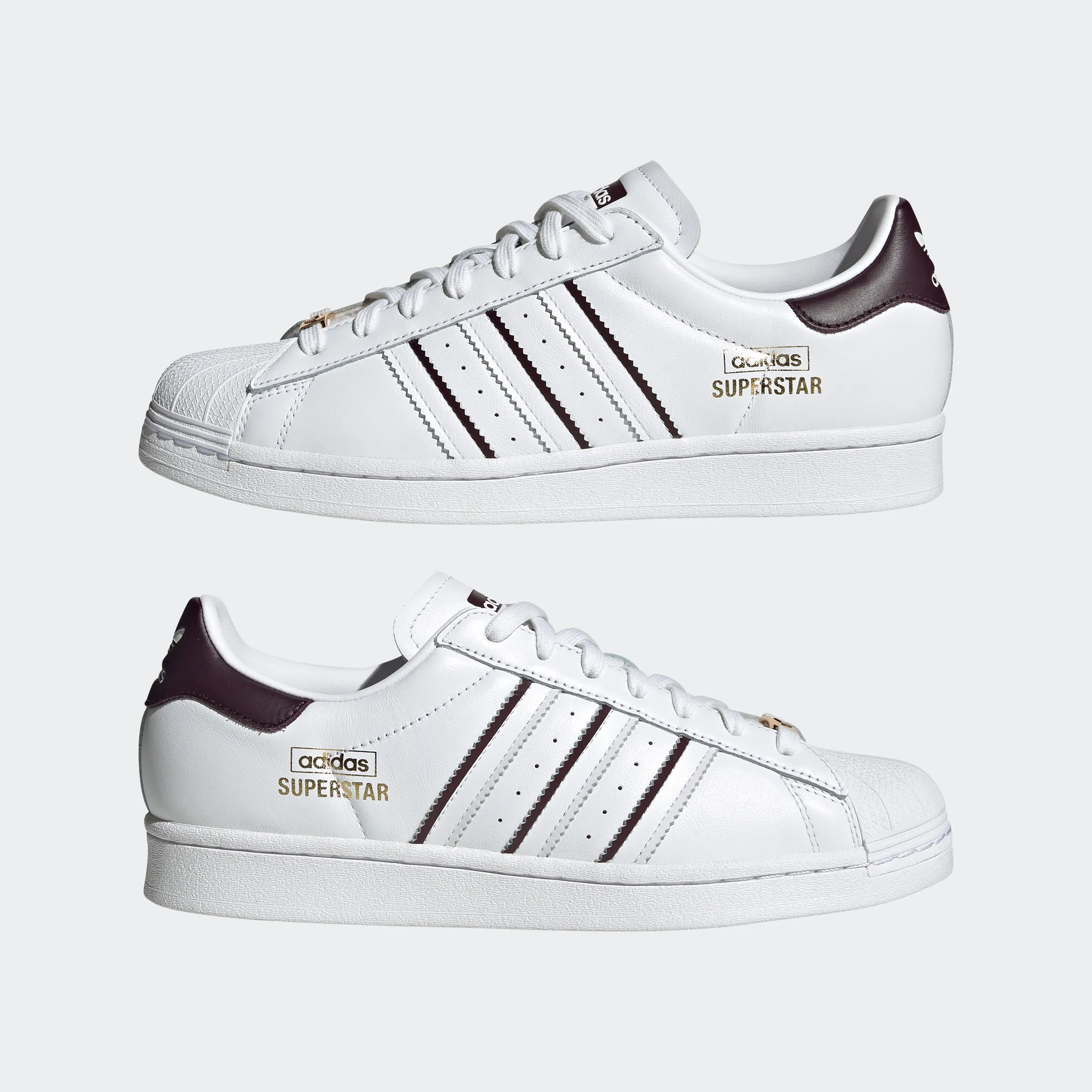 Men's adidas Originals Superstar Shoes White Navy