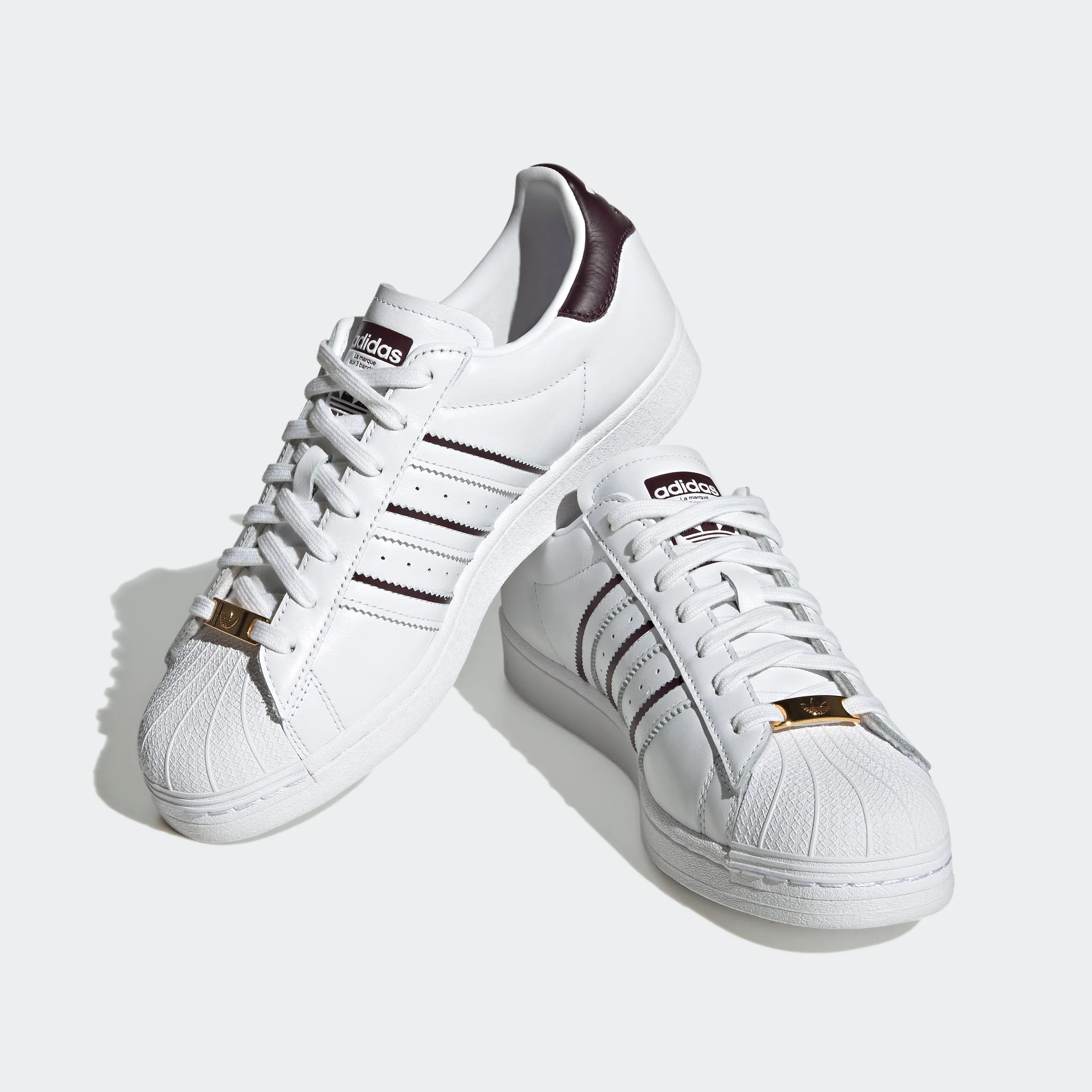 Men's adidas Originals Superstar Shoes White Navy