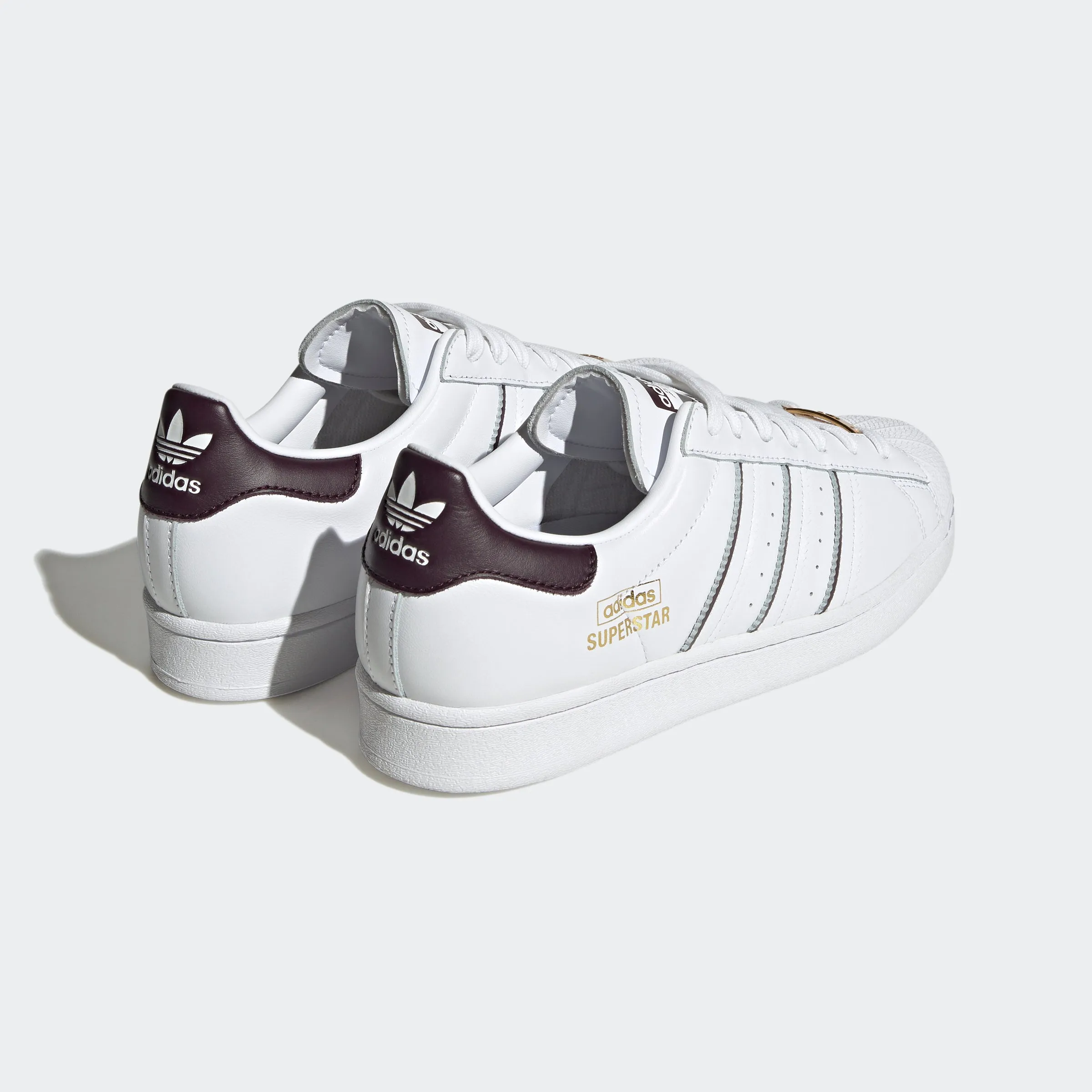 Men's adidas Originals Superstar Shoes White Navy