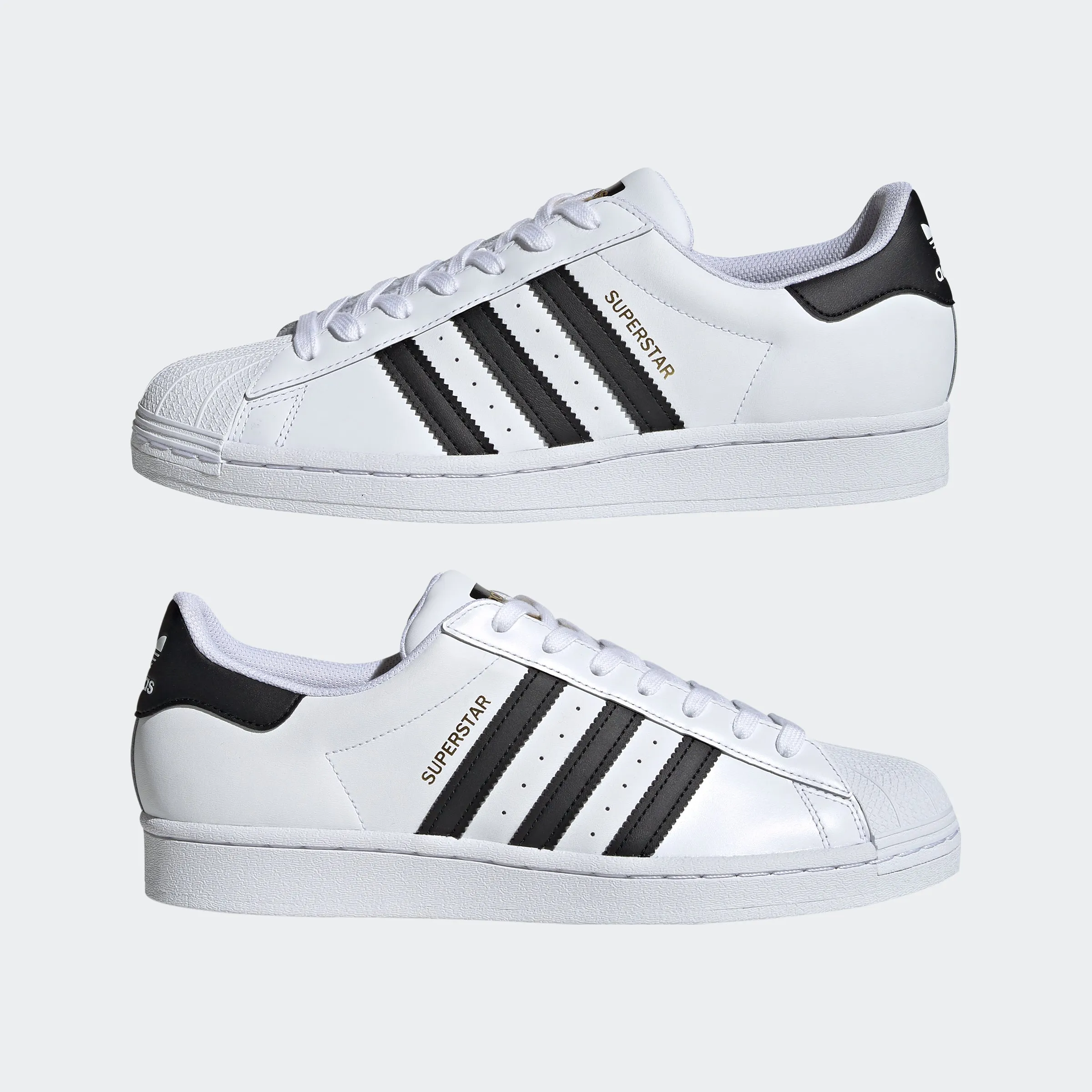 Men's adidas Originals Superstar Shoes White/Black