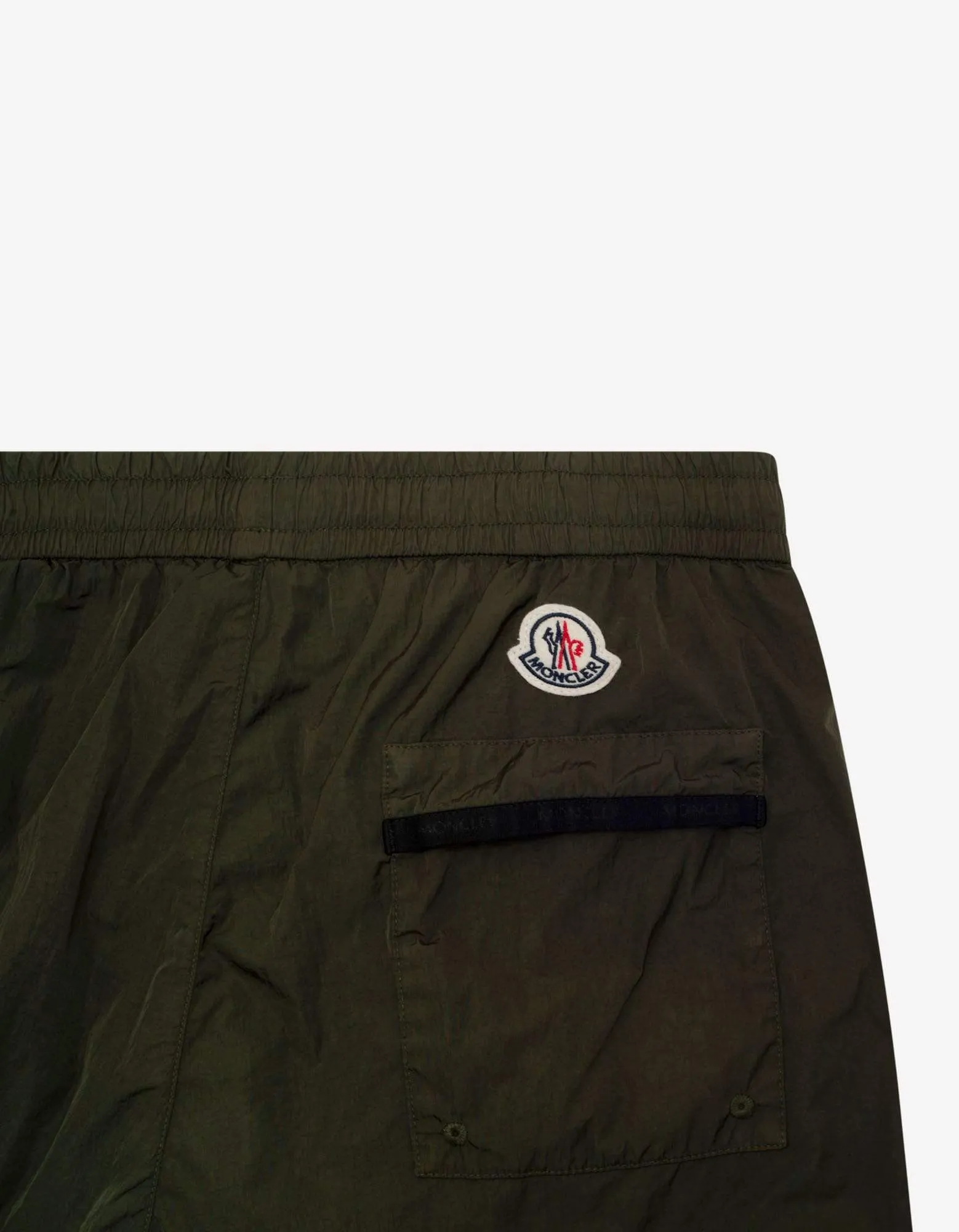 Moncler Khaki Bermuda Swim Shorts