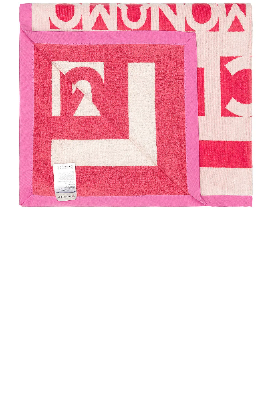 Moncler Logo Print Towel