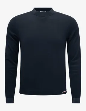 Moncler Navy Blue Tricolour Inlay Sweatshirt