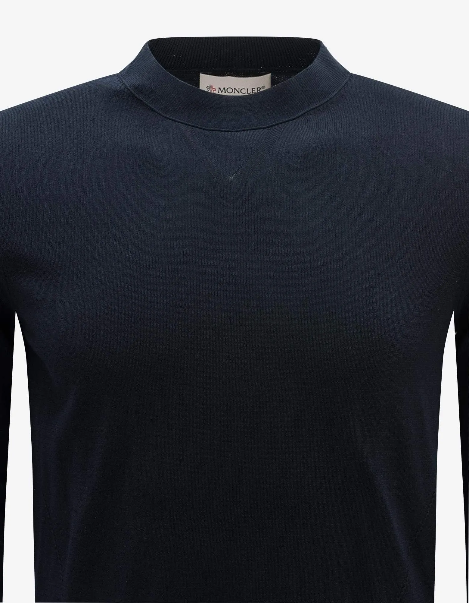 Moncler Navy Blue Tricolour Inlay Sweatshirt