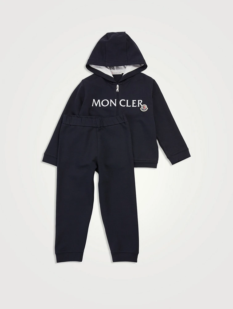 MONCLER Stretch Cotton Two-Piece Set