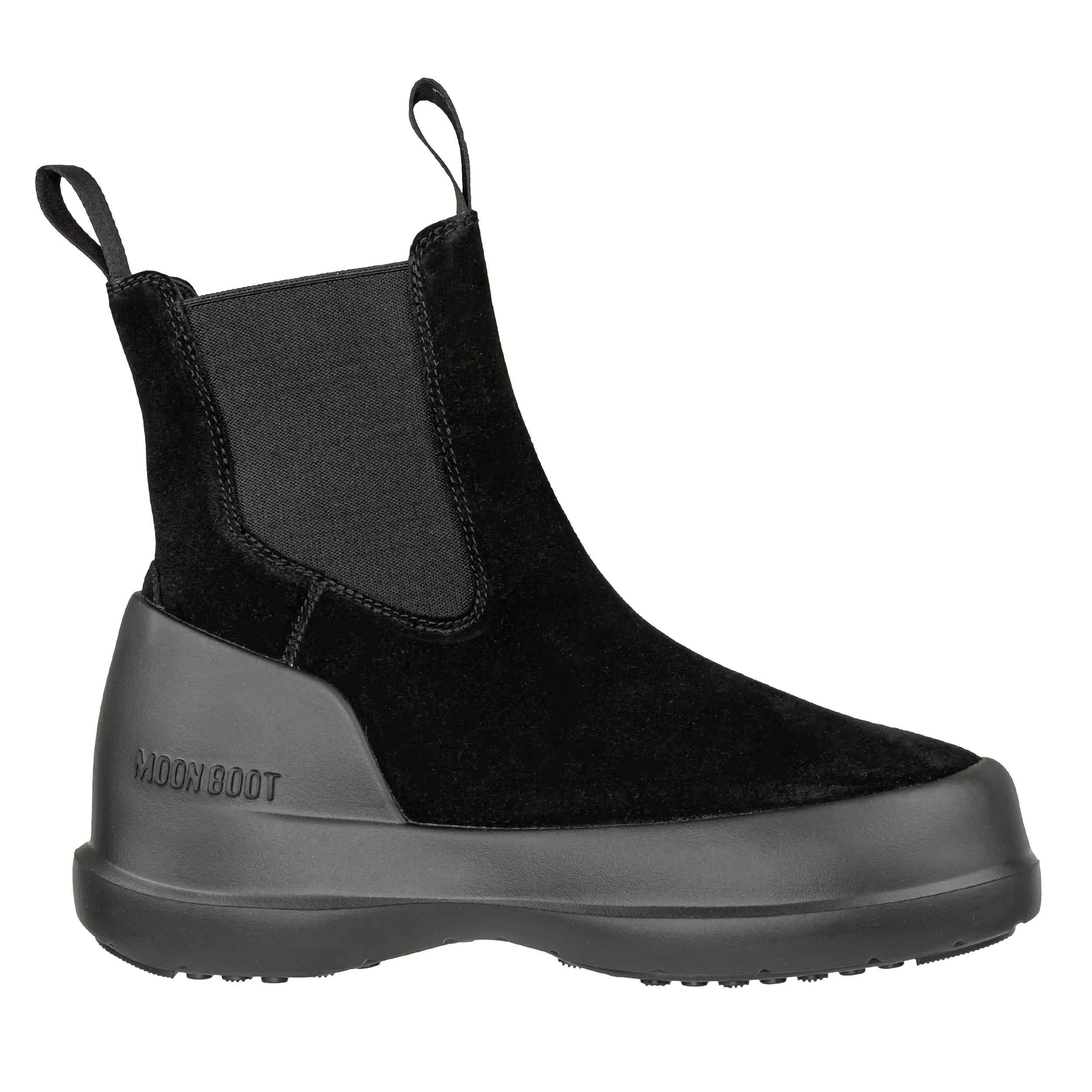 MOON BOOT LUNA CHELSEA SUEDE BLACK