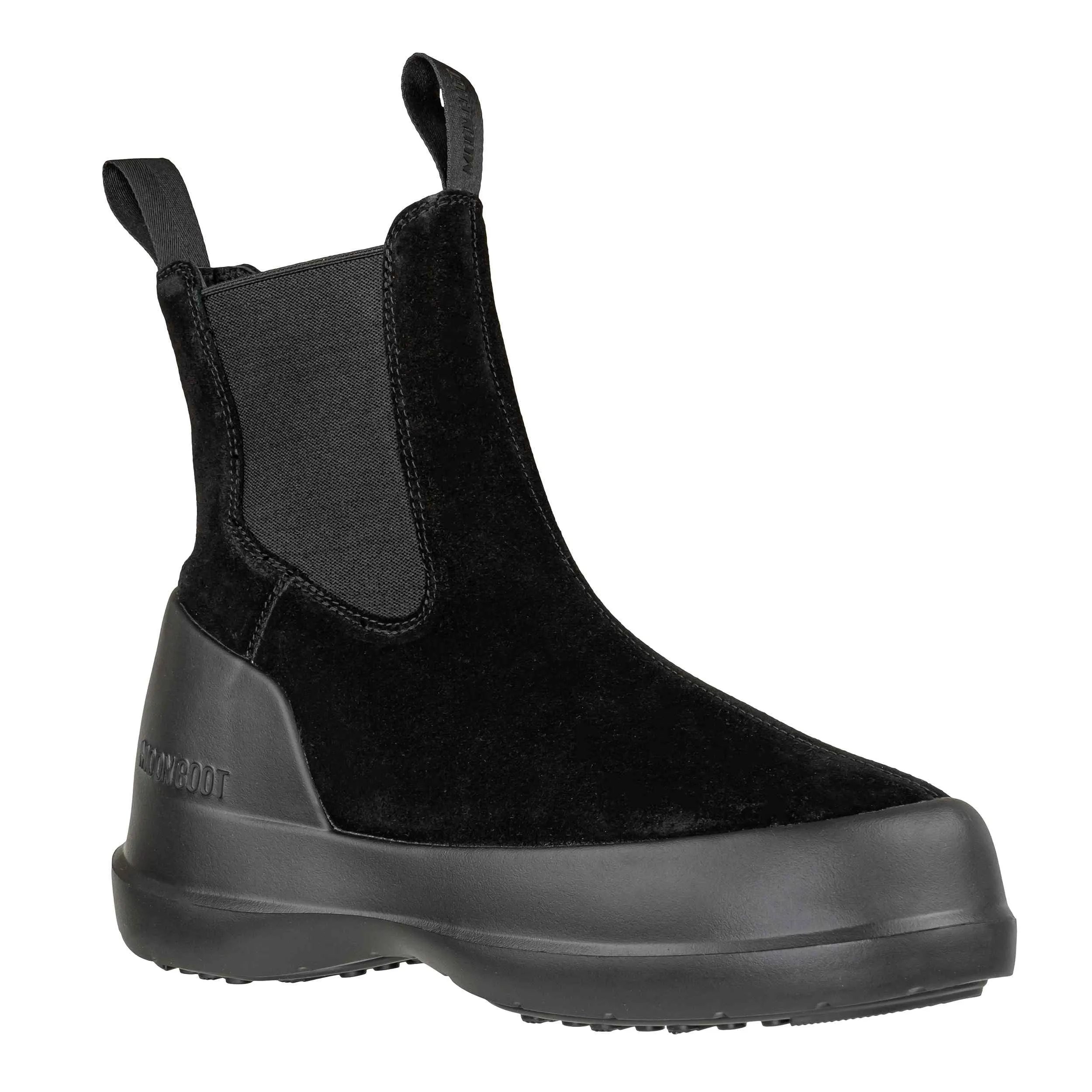 MOON BOOT LUNA CHELSEA SUEDE BLACK