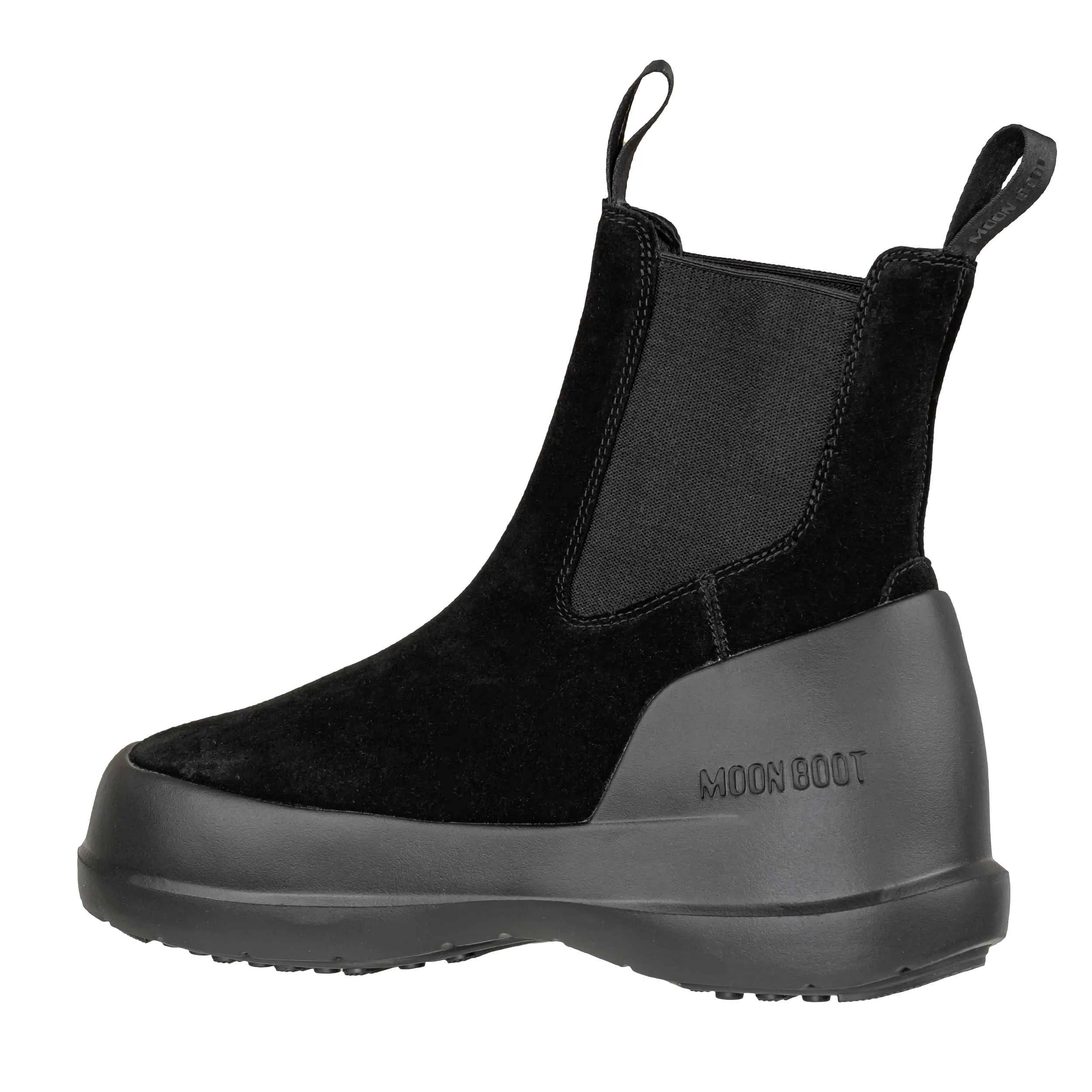 MOON BOOT LUNA CHELSEA SUEDE BLACK