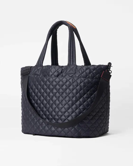 MZ Wallace    Large Metro Tote Deluxe Black Rec