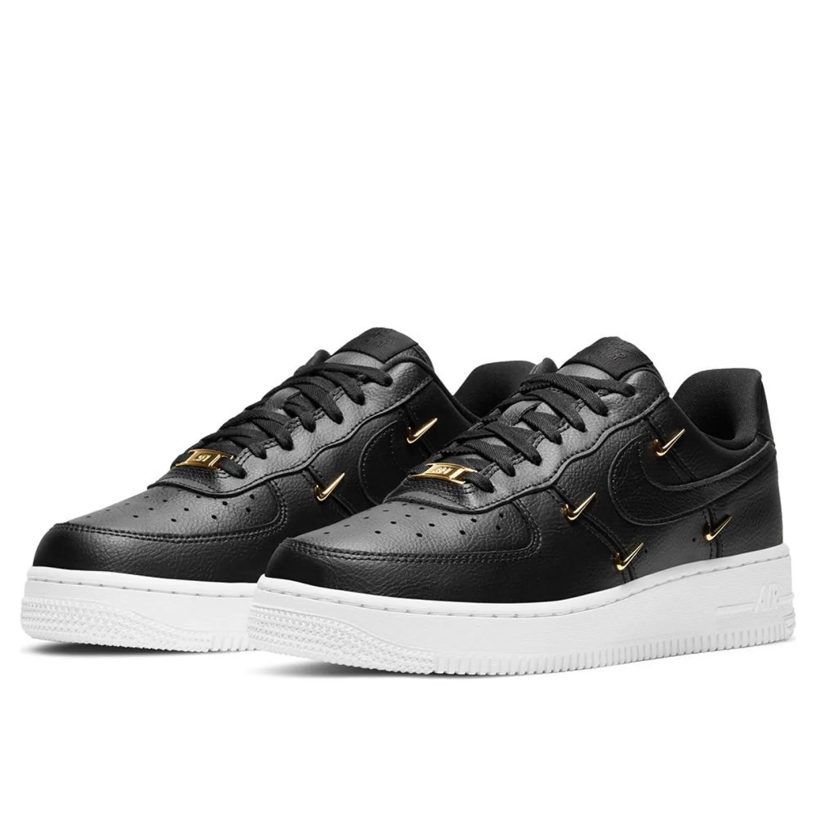 Nike Air Force 1 '07 LX WMNS ''Chrome Swooshes Black''