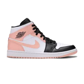 Nike Air Jordan 1 Mid (Crimson Tint/ White/ Black /Orang...