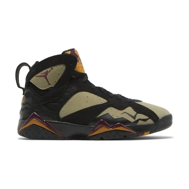 Nike Air Jordan 7 Retro (Black Olive/ Black/ Cherrywood ...