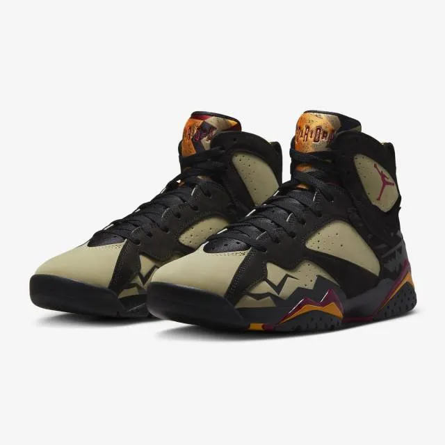 Nike Air Jordan 7 Retro (Black Olive/ Black/ Cherrywood ...