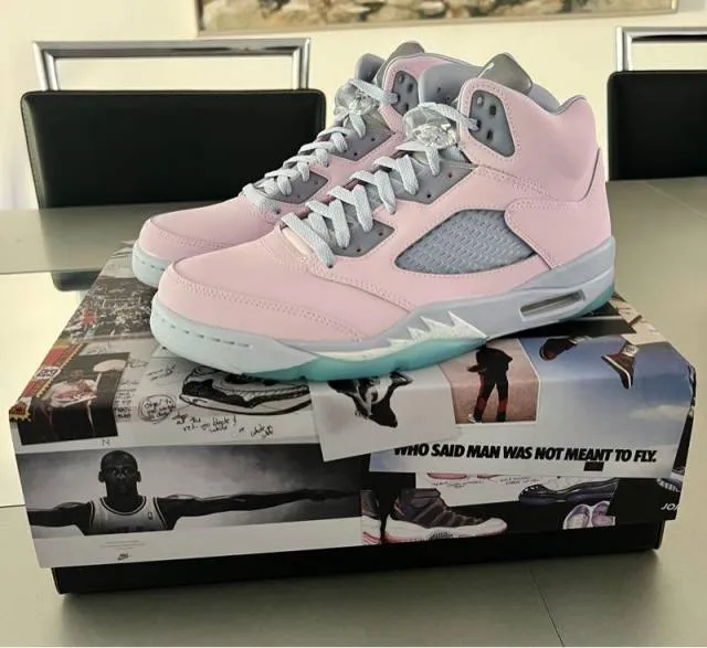 Nike Air Jordan Retro 5 Regal Pink/Ghost/Copa  "Easters"