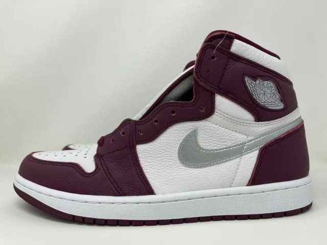 Nike Air Jordan Retro I 1 High OG Bordeaux 2021 Purple M...