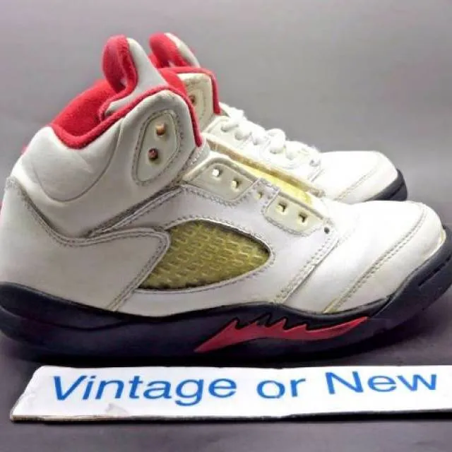 Nike Air Jordan V 5 Fire Red Retro PS 2013 sz 13.5C