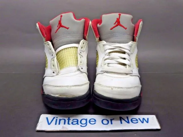 Nike Air Jordan V 5 Fire Red Retro PS 2013 sz 13.5C