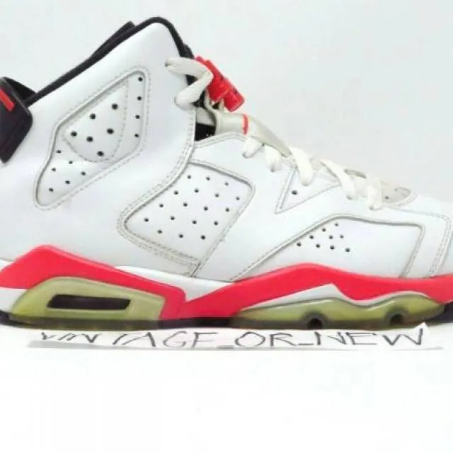 Nike Air Jordan VI 6 White Infrared Retro 2014 BG GS 384...