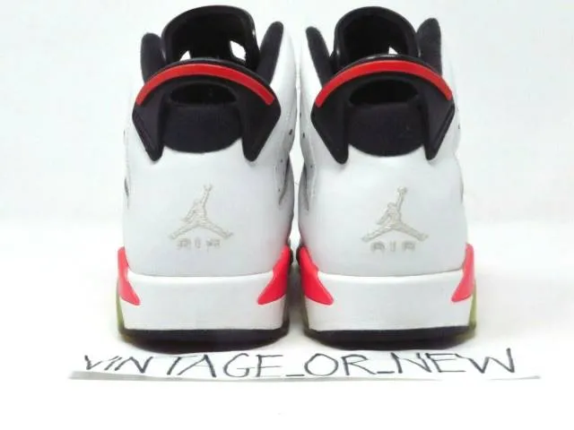 Nike Air Jordan VI 6 White Infrared Retro 2014 BG GS 384...