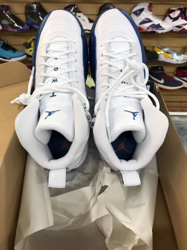 Nike Air Jordan XII 12 Retro BG GS "FRENCH BLUE"153265-1...