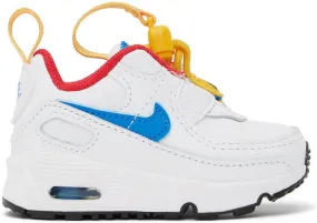 Nike Baby White Air Max 90 Toggle Sneakers