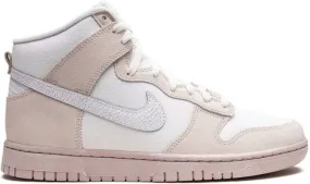 Nike Dunk High Retro PRM Cracked Leather Swoosh sneakers Pink