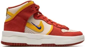 Nike Dunk High Up Dark Orange University Gold sneakers