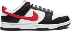 Nike Dunk Low Retro Red Swoosh Panda sneakers Black